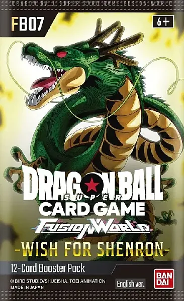 DRAGON BALL SUPER CG FUSION WORLD - WISH FOR SHENRON (FB07) BOOSTER PACK - EN